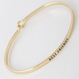 Best Friends bracelets. Pack 8 pcs silver color